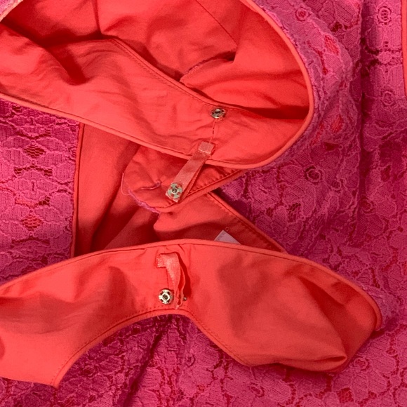 Lilly Pulitzer Aleesa Hot Pink Petal Pusher Dress - Picture 6 of 8